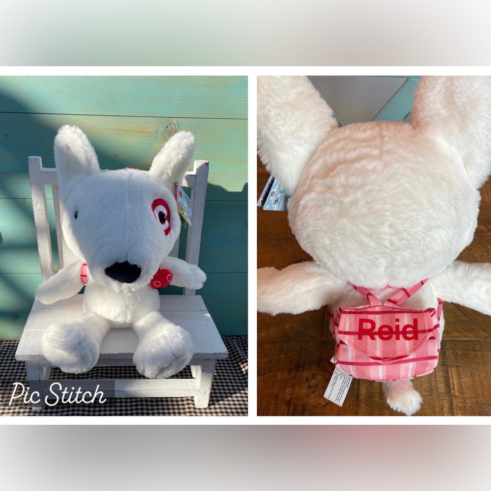 Personalized Target Bullseye Dog Plush